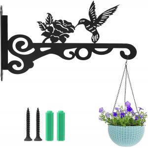 Mevronisshop-Crochets Muraux Pour Plantes - Support Mural En Fer - Pour Plantes - Pour Plantes - Pour Jardini&egrave;re, Mangeoire &Agrave; Oiseaux, Lanterne, Carillons &Agrave; Vent, Jardin, Balcon - Neuf