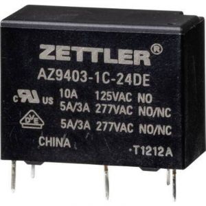 Zettler Electronics - Az9403-1c-24de Relais De Puiss&eacute;nce 24 V/dc 5 &agrave; 1 Pc(s) Y100962 - Neuf