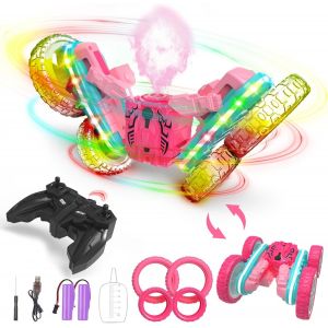 ERYI-2.4Ghz 360° Rotation 4Wd Rc Voiture Télécommandée,Voiture Telecommandée Enfant Fille 3 4 5 6 7 8 9 10 Ans,Jeux Exterieur Cadeau Jouet Enfant 3 4 5 6 7 8 9 Ans Garcon - Neuf