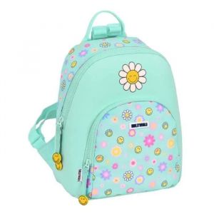 Sac à dos enfant - Smiley - Summer fun Mini - Turquoise - Polyester 300D - 25 x 30 x 13 cm - Neuf