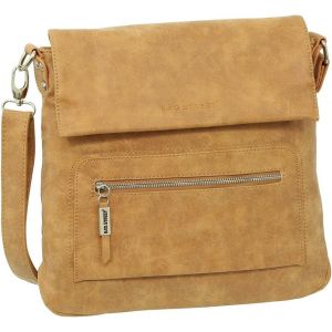 TZF-Coffret cadeau u2013 Sac à main, sac à bandoulière, sac à bandoulière, imitation daim, look usé, différentes couleurs, cognac, Taille unique, Sac à bandoulière - Neuf