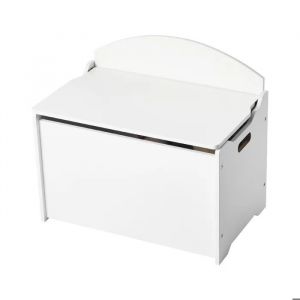 Banc De Rangement Pour Enfants-Duoku-597x368x545 Mm, Coffre &Agrave; Jouets En Bois Avec Dossier Et Syst&egrave;me De Charni&egrave;re S&eacute;curis&eacute; - Neuf