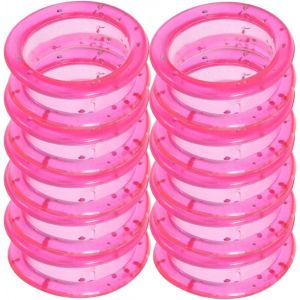 12 Pi&egrave;ces Anneaux De Silicone Pour Ciseaux De Toilettage Pour Chiens - Bagues De Protection Antid&eacute;rapantes Pour Doigts Conception Ergonomique Et Durable - Neuf