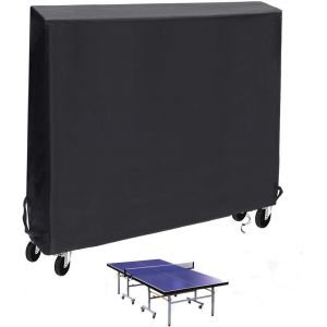 Housse de protection pour table de ping-pong, protection pour table de ping-pong d'extérieur, résistante à la poussière, à l'eau et aux intempéries - 165 x 70 x 185 cm - Neuf