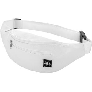 KALANKA-Sac Banane pour Homme et Femme u2013Plusieurs Couleursu2013 Sacoche Homme bandouliere Noir holographique Argent, Or pour Festivals, randonnée, Course à Pied, Cyclisme. - Neuf