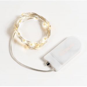 Kalanka-Petite Guirlande Lumineuse Pile 2 M &iquest; 20 Mini Led A Pile Fil Lumineux Led Int&eacute;rieur &iquest; D&eacute;coration No&euml;l Int&eacute;rieur | Guirlande Lumineuse Chambre - Neuf