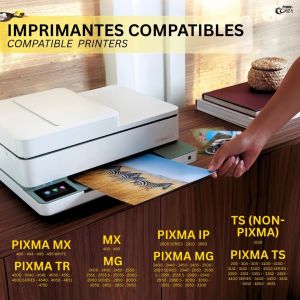 546Xl - Cartouche D'Encre Compatible Avec Canon Cl-546 Xl Couleurs (545Xl) - Pour Mg 2400-2450 - 2455 - Pixma Ip 2800 Series - Ip 2820 - Ip 2850 (546Xl Couleurs) - Neuf