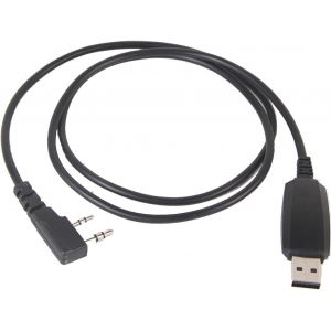 C&acirc;ble de programmation USB pour talkie-walkie Quansheng UVK5 et UV-K(58) - Accessoire pour syst&egrave;me informatique compatible Baofeng Kenwood - Neuf