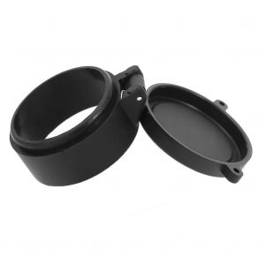 Lunette De Chasse Monture Retournement Rapide Ressort Vers Le Haut Capuchon De Couverture D'objectif De Protection Des Yeux Capuchons D'objectif (49mm) - Neuf