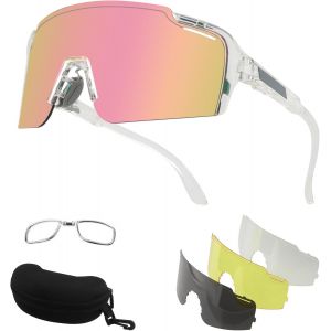 Subzonal-Lunettes De Soleil Polaris&eacute;es Pour Hommes Et Femmes, Lunettes De Cyclisme Uv400 Pour Le Baseball, Le Golf Et Le, Lunettes &Agrave; 4 Lentilles - Neuf