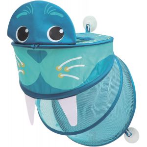 Mdy-- Filet De Bain Morse - Pour Ranger Les Jouets Du Bain - Coloré Et Que - Pratique, Grand Et Stable - 5 Ventouses - Se Fixe Au Carrelage Ou Parois De La Baignoire - 33 X 41 Cm - Neuf
