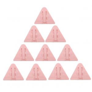 10pcs B&eacute;b&eacute; Serrure En Plastique Armoire Porte Tiroirs R&eacute;frig&eacute;rateur Toilette Serrures De S&eacute;curit&eacute; (Rose) - Neuf