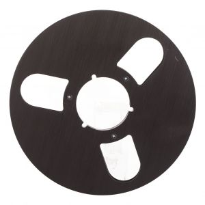 Bobine de bande vide 1/4 10 pouces en alliage d'aluminium, accessoire pour enregistreur de bande, pieces de machine d'ouverture de disque vide pour Nab Black - Neuf