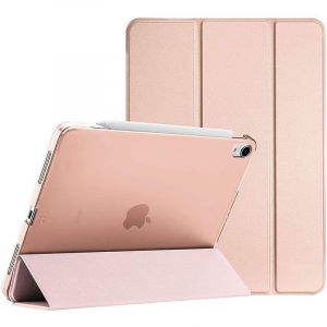 Coque Pour Ipad 11 Pouces (A16) Mod&egrave;le 2025 Et Ipad 10,9 Pouces 10e G&eacute;n&eacute;ration Mod&egrave;le 2022. Housse De Protection Plus R&eacute;sistante Avec Fonctionnalit&eacute; De Veille/R&eacute;veil Automatique - Rose. - Neuf