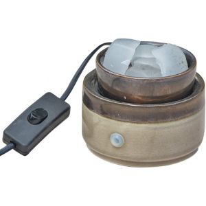 | Lampe De Chevet Et Chauffe-Bougies En Cire | Diffuseur D'huiles Essentielles Avec Lumière | Décoration D'intérieur Parfumée | Pack De Cires Parfumées Inclus - Neuf