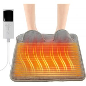 JGD-Chauffe-pieds, couverture chauffante, chanceli&egrave;re &eacute;lectrique avec 9 niveaux de temp&eacute;rature et 4 minuteries, protection contre la surchauffe avec arr&ecirc;t automatique, lavable en machine pour pieds, - Neuf