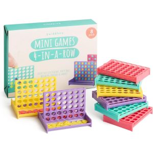 8 Mini Puissance 4 Pour Enfants, Gar&ccedil;ons & Filles (8cm) - Petits Jeux De Soci&eacute;t&eacute; - Jouet Anniversaires, Mariages, Cadeaux Invit&eacute;s, Pochettes Surprises, Sacs De Bonbons, Pinata - Neuf