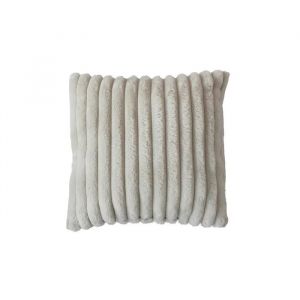 Coussin A Poil 40 X 40 Cm Cottele Beige - Neuf