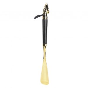 Tête De Cheval Chausse-Chausse-Pied Universel Long Hêtre Manche Poignée Chausse-Piednoir 32cm - Neuf