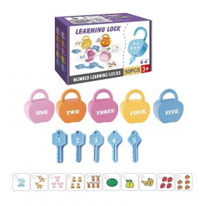 Jeu de comptage pour enfants d'âge préscolaire, jeu d'apprentissage des fruits et des animaux, jeu de correspondance des nombres pour enfants-02 - Neuf
