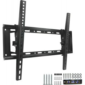 CHECARZHN--NO1-Support Mural Inclinable Et Pivotant Pour Tv - Support Tv Pour Écrans Incurvés Et Plats - Vesa 400 X 600 (32-75 Pouces) - 45 Kg - Support Tv Inclinable Et Pivotant - Neuf