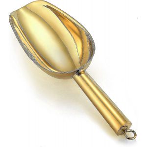 Petite cuillère à glace,cuillère à farine de bonbon en acier inoxydable,utilitaire pour le bar de jardin potager Wedding Ba - Neuf