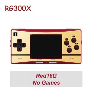 Ore-Anbernic Rg300x Console De Jeu Portable Rétro 3.0 "Écran Ips Lecteur De Jeu Vidéo Prise En Charge Hd Out Construit 5000 Jeux Classiques Cadeau Pour Enfants--Rg300x Red 16g - Neuf