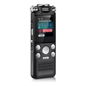 Enregistreur vocal numérique portable 16 Go avec microphone - Neuf