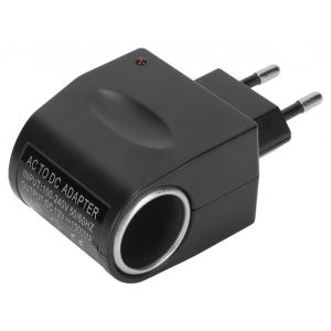 adaptateur allume-cigare 240 V vers 12 V 1,5 a, chargeur multifonctionnel Ca vers CC, convertisseur de puissance, prise UE 100-240 V - Neuf