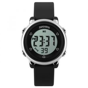 Montre De Sport Pour Enfant Digital Sport-Étanche Avec Réveil,Chronomètre Avec 7 Led Rétro-Éclairé Noir Cadeau Pour Fille Garçon - Neuf