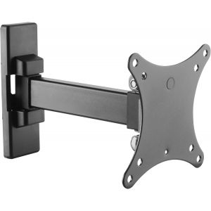 Support Mural &Eacute;cran Pc S7411 Orientable Inclinable Universel 13-27" (33-69Cm) Fix Ation Murale Moniteur Led/Lcd/Incurv&eacute;e Vesa 75 X 75 100 X 100 - Neuf