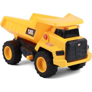 ERYI-Erpillar - Camion Avec Benne Basculante Sons Et Lumières 30 Cm, Camion De Chantier Avec Détecteur De Mouvement, Jaune - Neuf