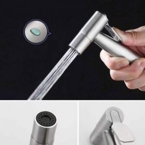 En Acier inoxydable de Poche Robinet de Bidet avec Wc Pulvérisateur - Neuf