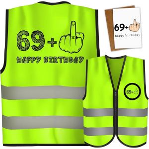 Anniversaire Pour Hommes Et Femmes De 18 À 80 Ans, Avec Carte D'anniversaire, Cadeau D'anniversaire Pour Homme, Gilet D'anniversaire, Cadeau Amusant Pour Fête D'anniversaire, Majeur - Neuf