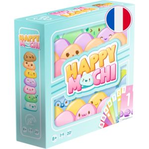 ChenQuanSarl-Happy Mochi - Fran&ccedil;ais - Jeu De Cartes Mignon Pour Jouer En Famille - Jeu Illustr&eacute; &Agrave; La Main Avec Un Design Kawaii &Agrave; Partir De 8 Ans Pour 2 &Agrave; 6 Joueurs, 20 Minutes - Neuf