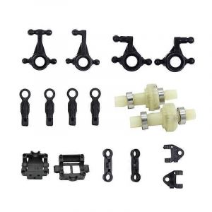 Ensemble de pi&egrave;ces de rechange de diff&eacute;rentiel de bras oscillant de coupe de direction avant et arri&egrave;re pour 284010 284161 1/28 RC Car Ac - Neuf