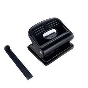 Perforatrice métallique d'une capacité de 20 feuilles, noire - Neuf
