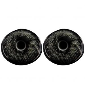 Lot De 2 Lentilles De Contact Colorees 14 Mm, Accessoire Pour Les Yeux, Lentilles De Couleur Annuelles, 0 Degre, Gris - Neuf