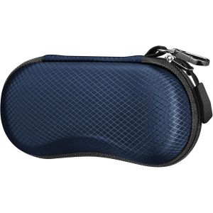 Kathlelxh-Étui À Lunettes Rigide Pour Femmes Et Hommes - Portable Étui Pour Lunettes De Soleil Boite Lunette Avec Fermeture Éclair Et Clip[H461] - Neuf