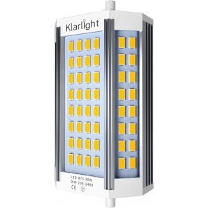 Ampoule Led R7s 118mm Dimmable 30w Blanc Chaud 3000k 3000lm Double Extrémité Type J Led Projecteur Lampadaire Au Sol Équivaut À J118 R7s 200w-300w Ampoule Halogène Pour Lampe À Réflecteur - Neuf