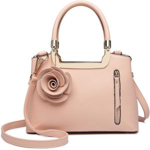 Sjzg-Bolso Bandolera De Piel Sint&eacute;tica Con Asa Superior Para Mujer, Elegante Bolso De Hombro Con Dise&ntilde;o De Flores - Neuf