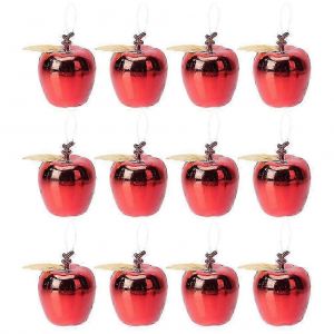 La pendaison d&eacute;corations pour arbres de No&euml;l 12pcs forme de pomme ornements - Neuf