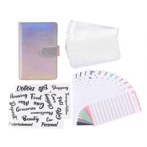 A6 Classeur De Budget, 6 Anneaux En Cuir Carnet De Notes Couvercle De Reliure, Syst&egrave;me D'enveloppes De Tr&eacute;sorerie De Classeur Budg&eacute;taire - Neuf