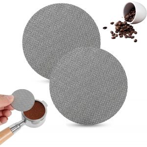 KAL-Pièces 58.5Mm Panier Filtre À Café, Portafilter Machine À Café Poignée, Filtre Café Permanent, Pour Filtres Portables, Filtres À Disques À Café En Acier Inoxydable, Accessoires De Filtre (C) - Neuf