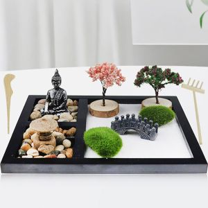 Mevronisshop-Accessoires Zen, Figurines De Fée, Jardin Miniature Décoration, Décorations De Bac À Sable, Miniatures Zen, Accessoires Cadeau Créatif, Figurine En Résine - Neuf