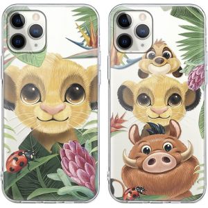 LORANKA-[2 Pack Kawaii Coque pour Xiaomi Redmi Note 14 Pro+ 5G 6,67"",Transparent Silicone Dessin Anim&eacute; Housse TPU Mignon Lion Motif Mode Couverture Cover Case pour Redmi Note 14 Pro+ 5G,Cute - Neuf