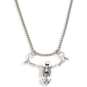 Kal-Collier Squelette Alliages Femme Bijoux Gothique Élégant Pour Toutes Occasions - Neuf