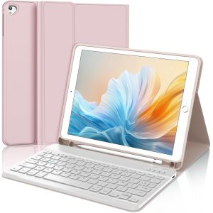 Tianyi-Clavier Pour Ipad 6 Ème - Coque Clavier Pour Ipad 9,7 Pouces (6ème / 5ème), Azerty - Neuf
