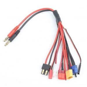 C&acirc;ble De Charge 8 En 1 Pour Batterie Lipo Avec Connecteurs Multiples Pour Chargeur Imax B6, Compatible Avec Les Mod&egrave;les Rc Et Les Drones. - Neuf