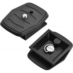 MEVRONISSHOP-Plaque de D&eacute;gagement Rapide Plaque de Fixation Rapide en Plastique, Plateau Rapide pour Appareil Photo Plaque de Montage Antid&eacute;rapant pour Appareil Photo, Plateau Rapide T&ecirc;te de Tr&eacute;pied - Neuf